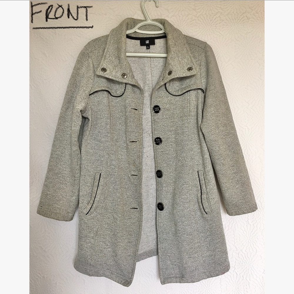 Light Grey Long Coat🧥🌨